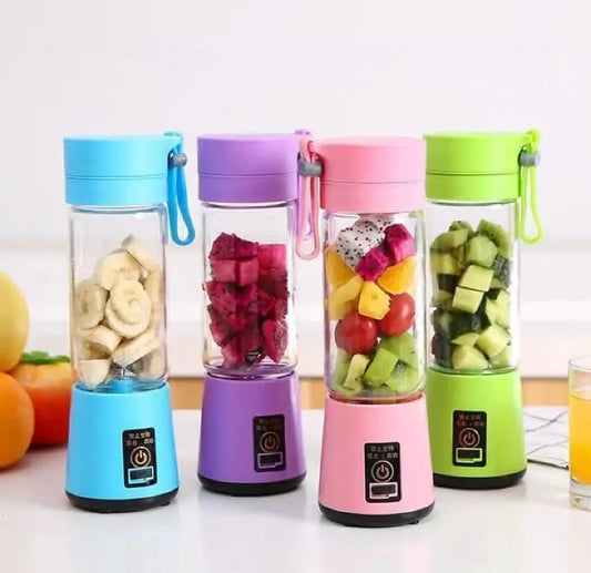 USB Chargeable Juicer Blender 6 Blades , 380 ML
